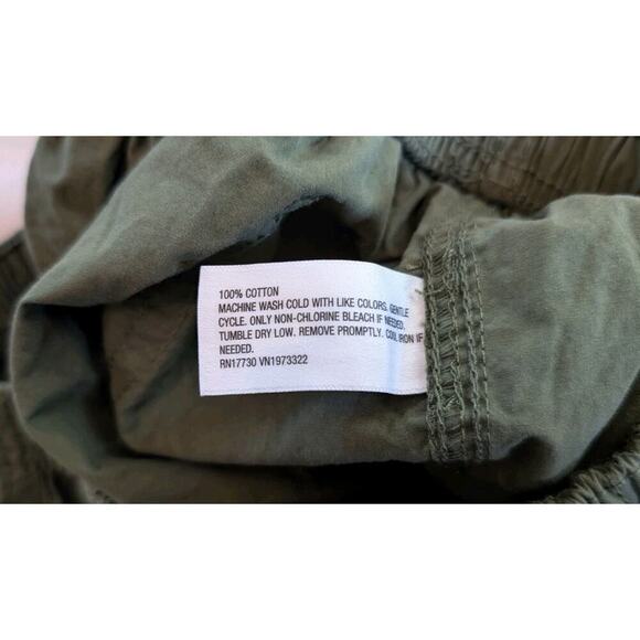 Wild Fable Mid Rise Wide Leg Green Lightweight Cargo Pants S NWT - Picture 10 of 10